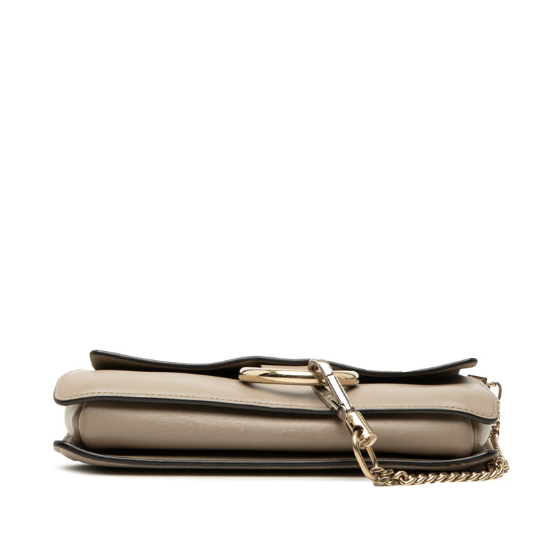 Small Suede and Calfskin Faye Crossbody - Image 3