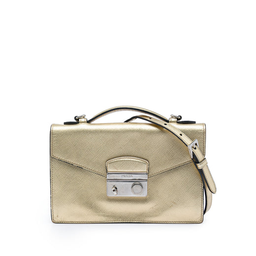 Saffiano Sound Lock Satchel - Image 1