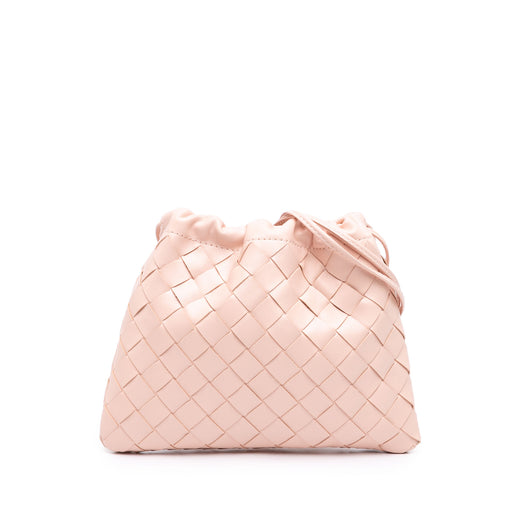 Small Nappa Intrecciato Dustbag Drawstring Crossbody - Image 1