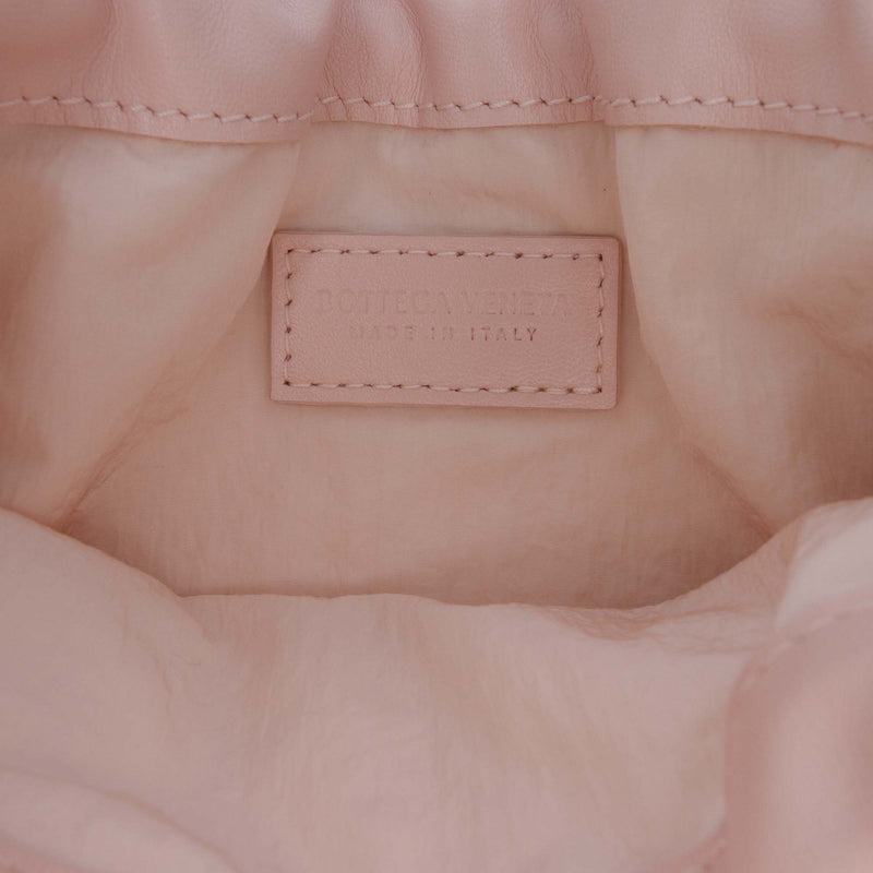 Small Nappa Intrecciato Dustbag Drawstring Crossbody - Image 5