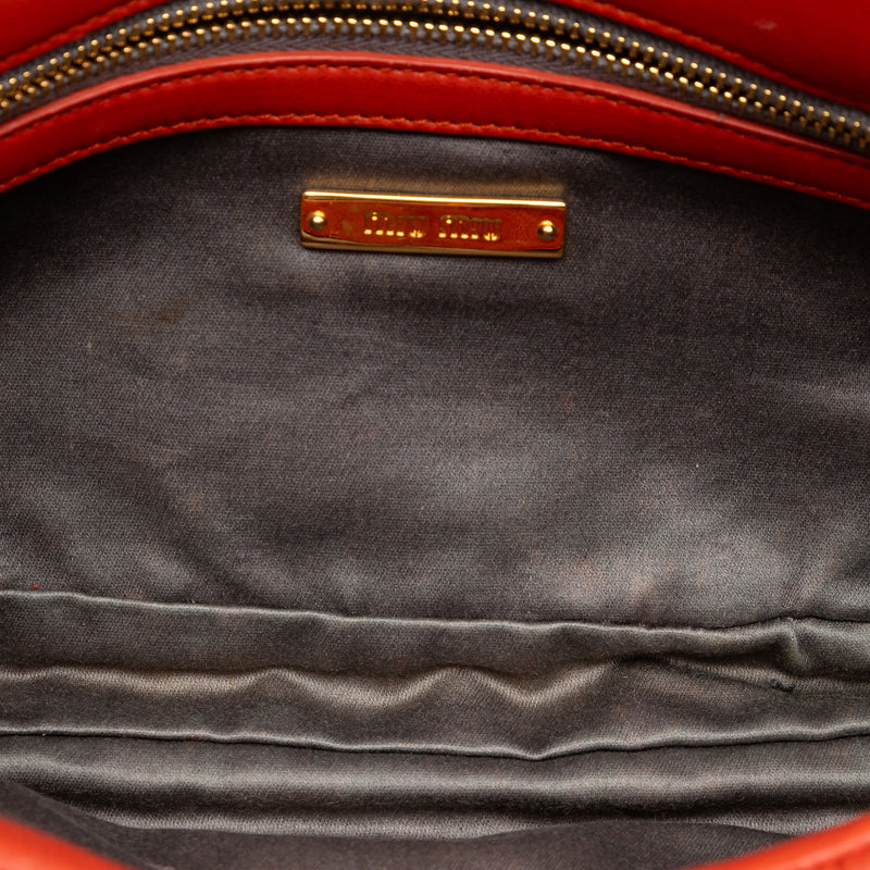 Matelasse Nappa Crystal Chain Satchel - Image 4