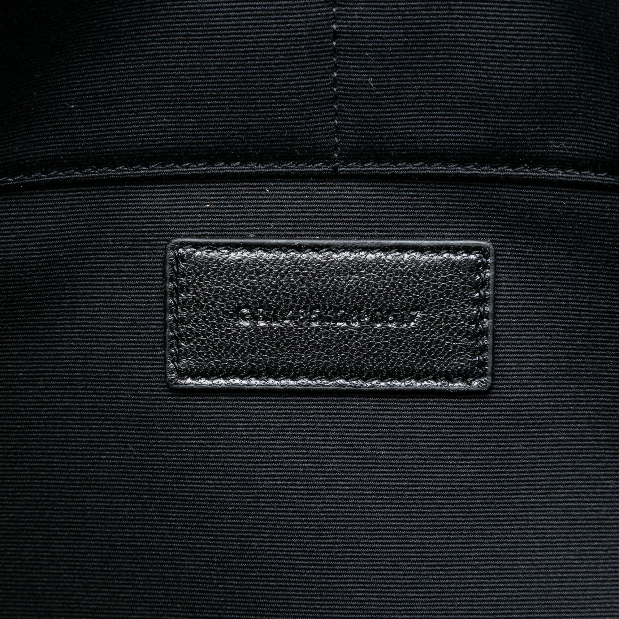 Croc Embossed Leather Monogram Clutch - Image 6
