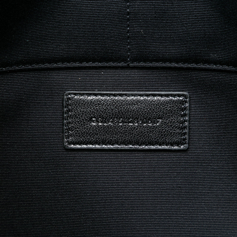 Croc Embossed Leather Monogram Clutch - Image 6