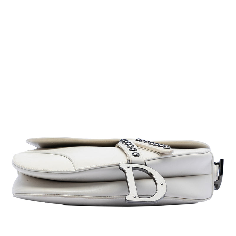 Studded Leather Saddle Bag - Image 3