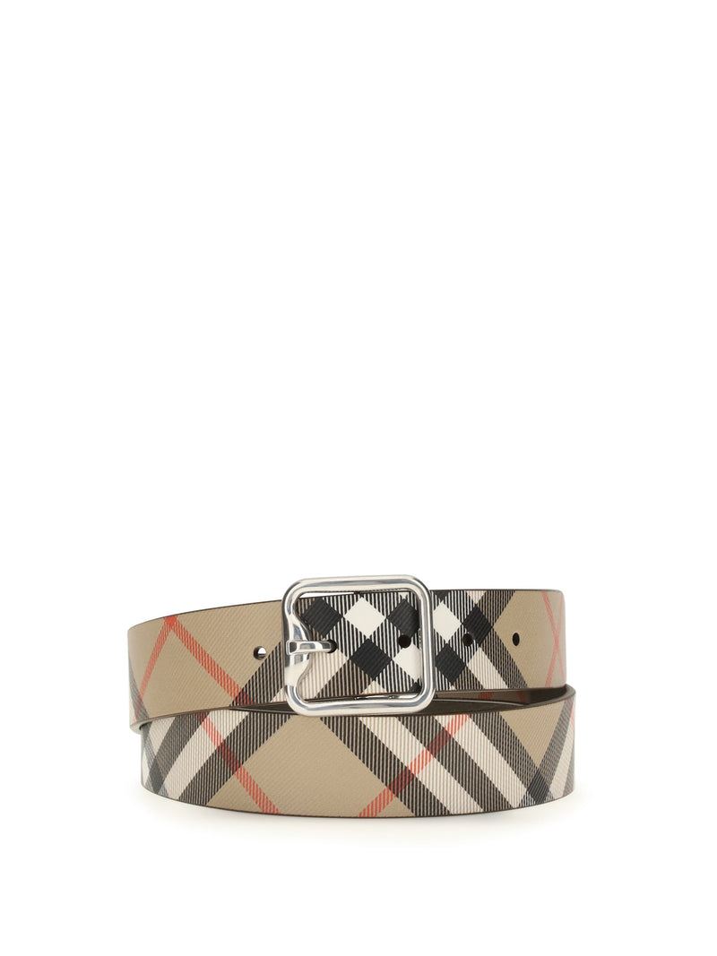 Burberry Belt — Beige Calf Leather