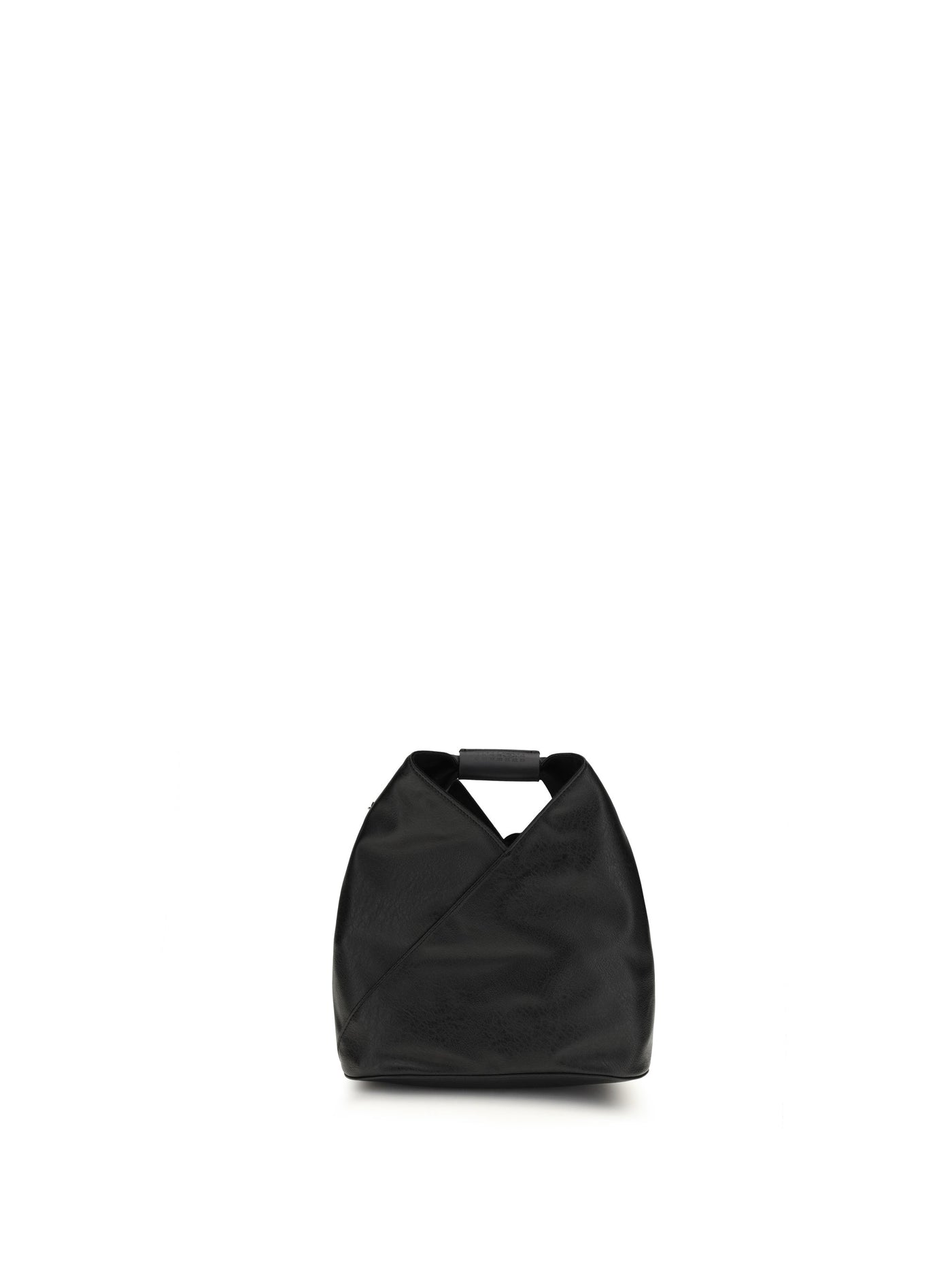 Mm6 Maison Margiela Japanese Shoulder Bag — Black Polyurethane; Polyethylene