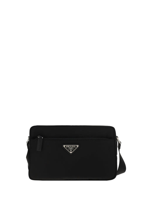 Prada Re-Nylon Crossbody Bag — Black Recycled Polyamide