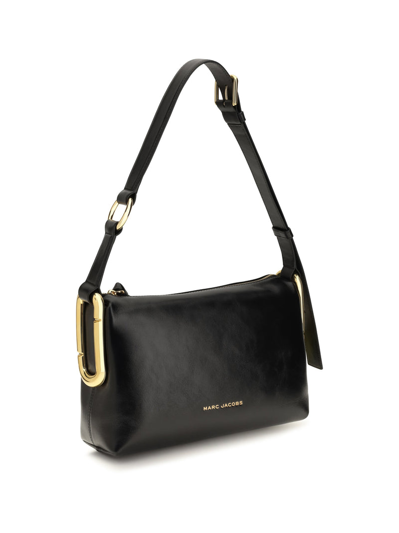 Marc Jacobs The Juliette Shoulder Bag — Black Calf Leather Bos Taurus