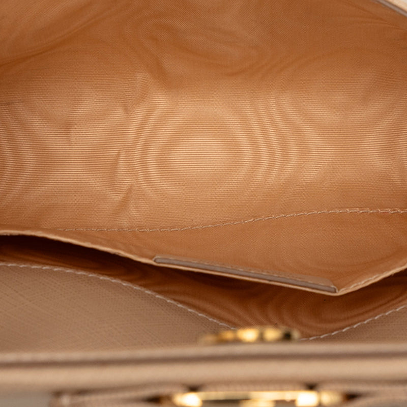 Leather Vara Bow Chain Crossbody - Image 4