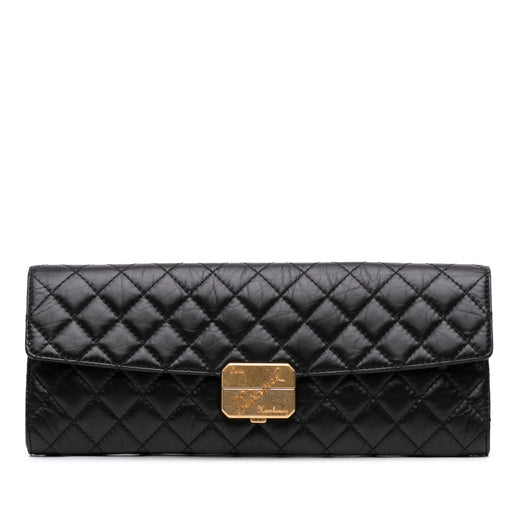 Paris Hamburg Quilted Aged Calfskin Clutch - Image 1