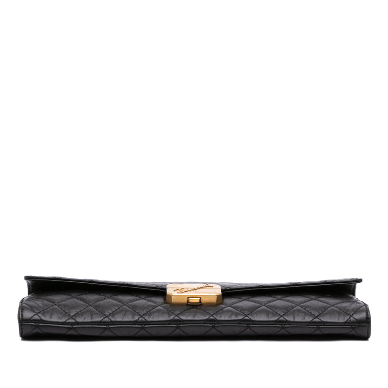 Paris Hamburg Quilted Aged Calfskin Clutch - Image 3