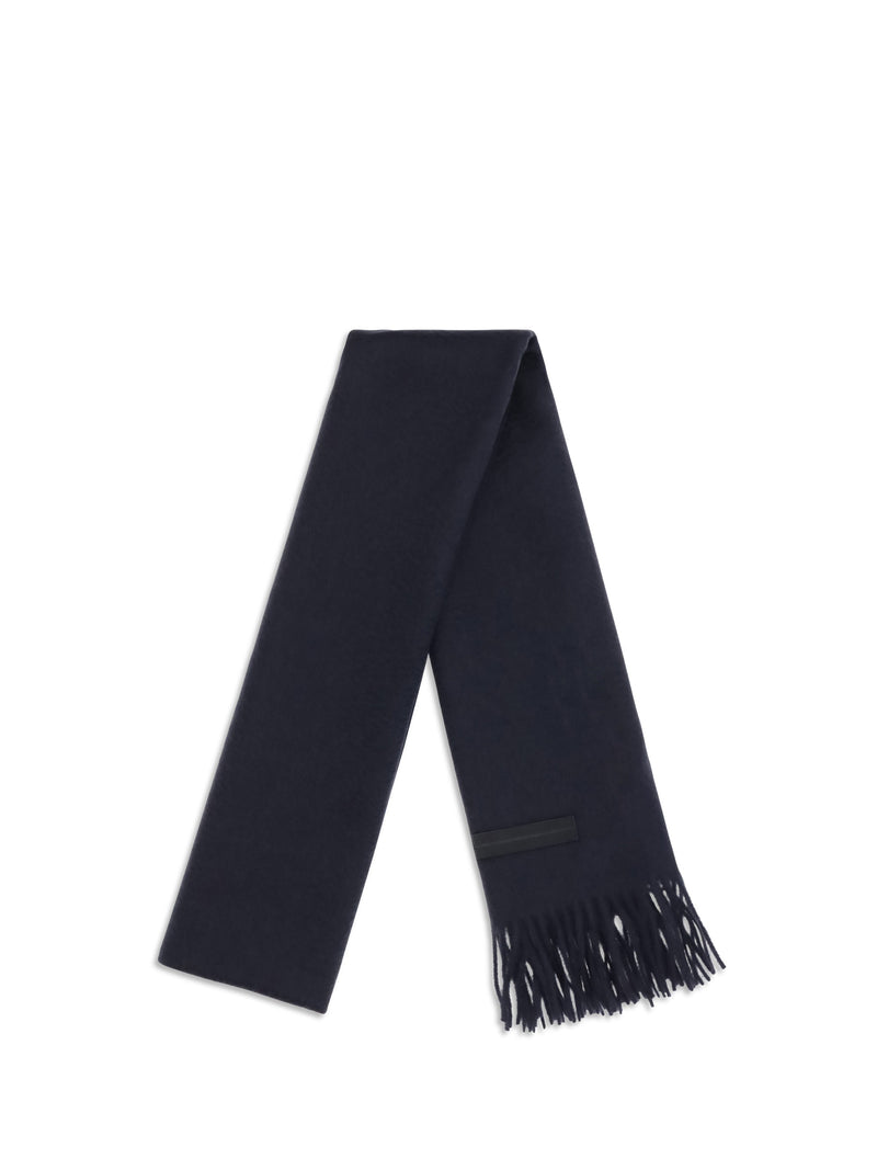 Zegna Oasi Scarf — Black Kashmir/capra Hircus Scarfs