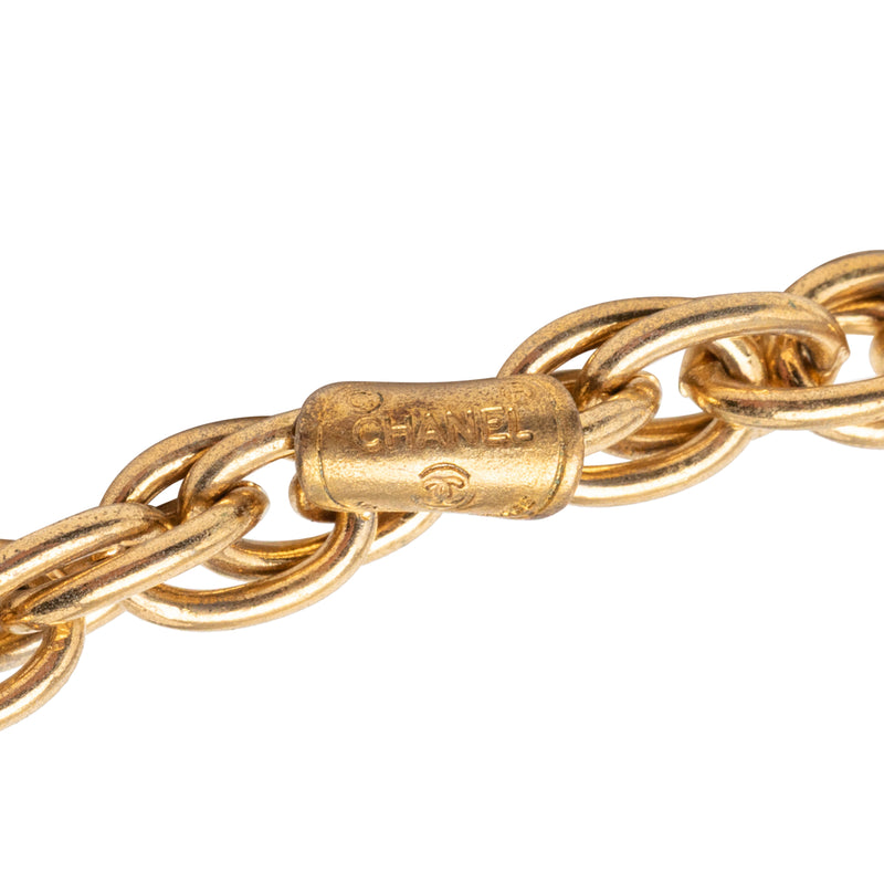 CC Gold Plated Medallion Wrap Around Necklace - Image 3