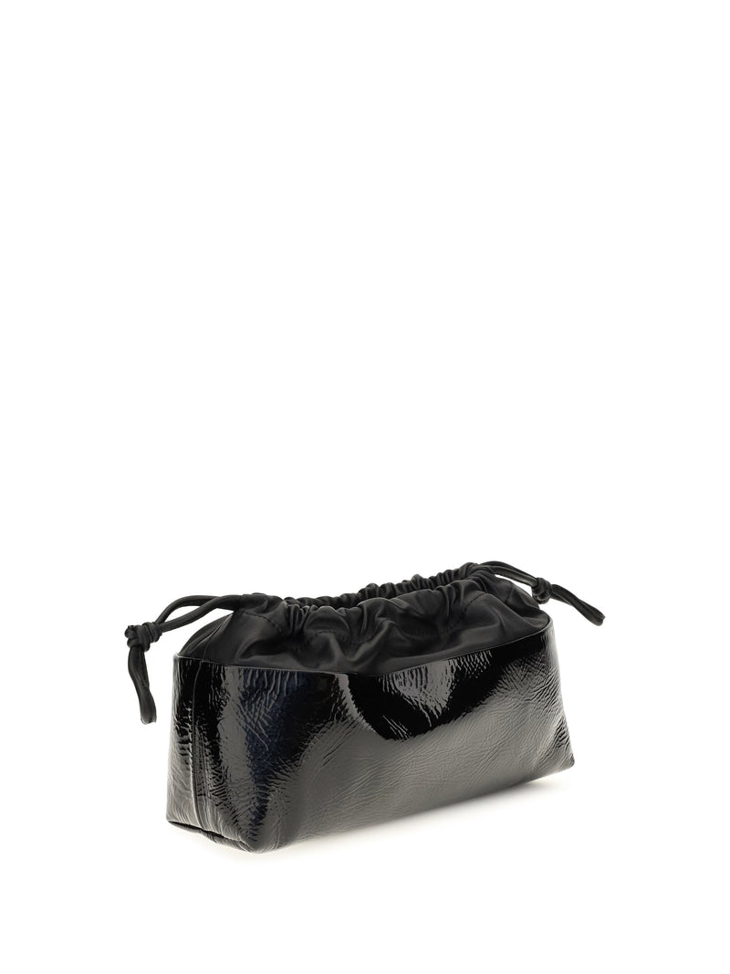 Pierre Hardy Twin Clutch — Black Calf Leather (bos Taurus)