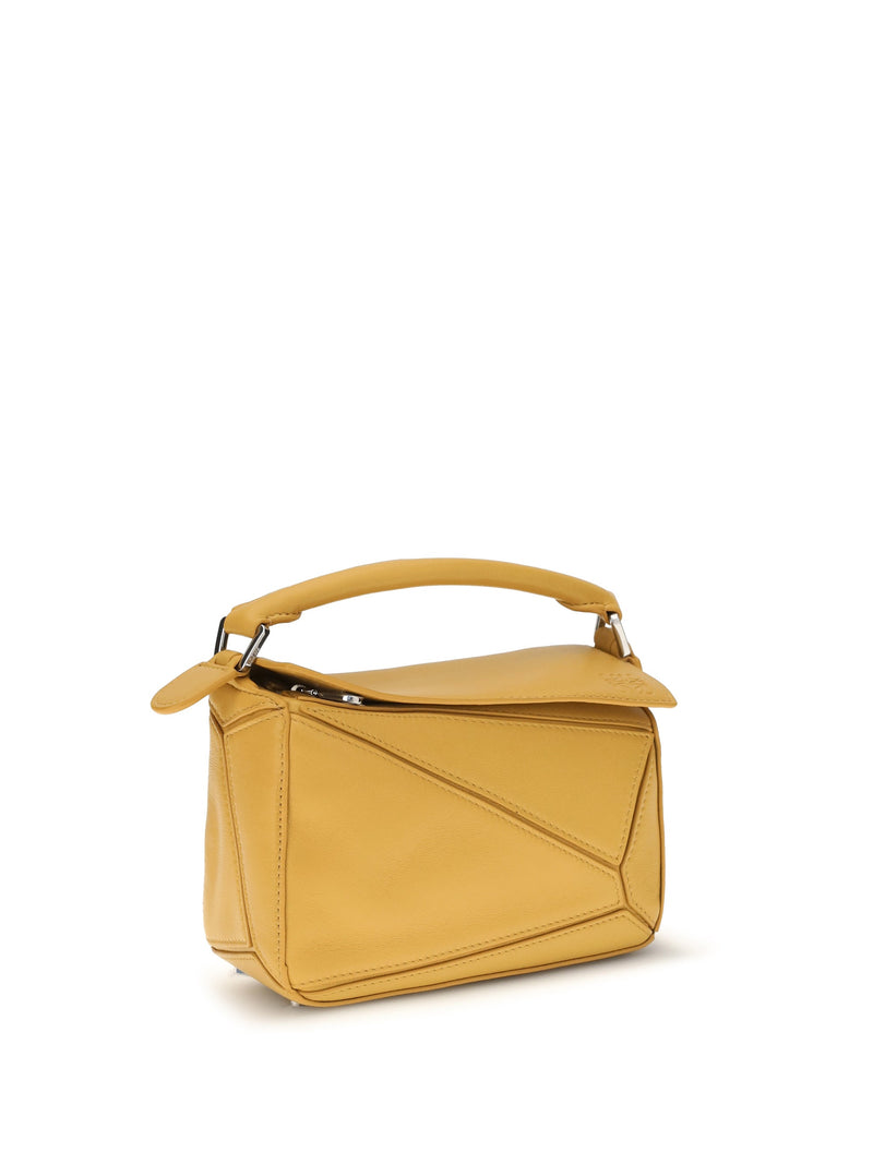 Loewe Puzzle Shoulder Bag — Yellow Calf Leather