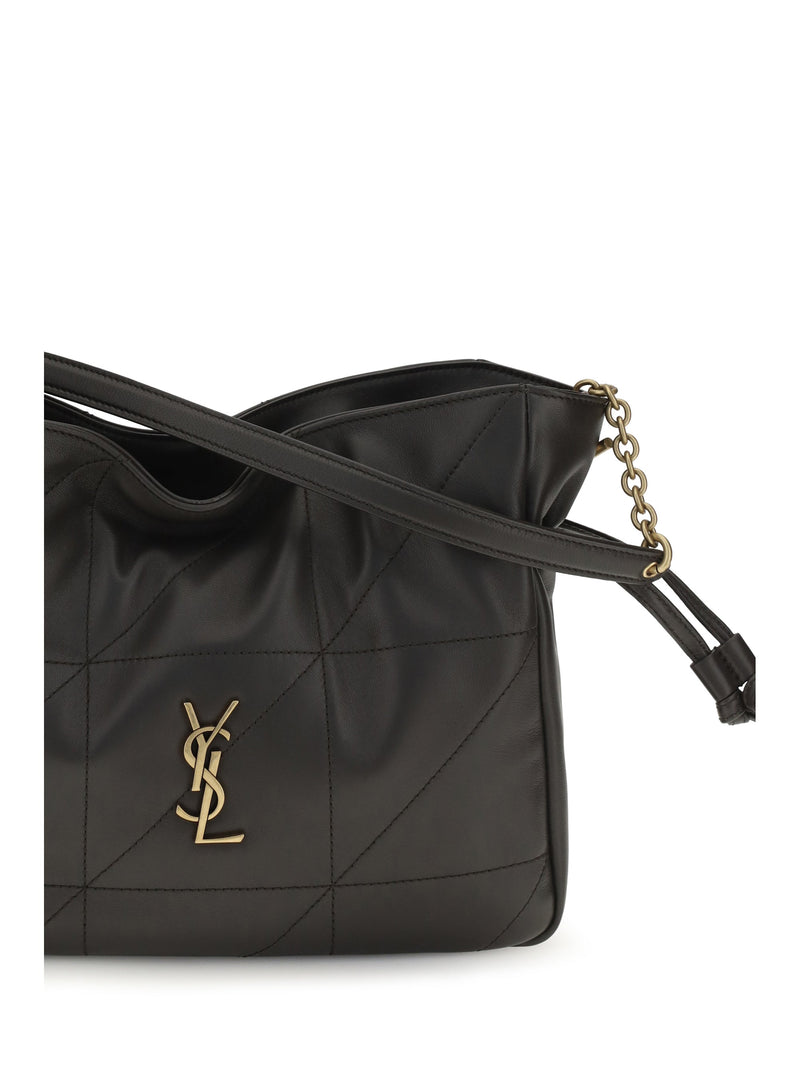 Saint Laurent Jamie Clutch — Black Lamb Ovis Aries