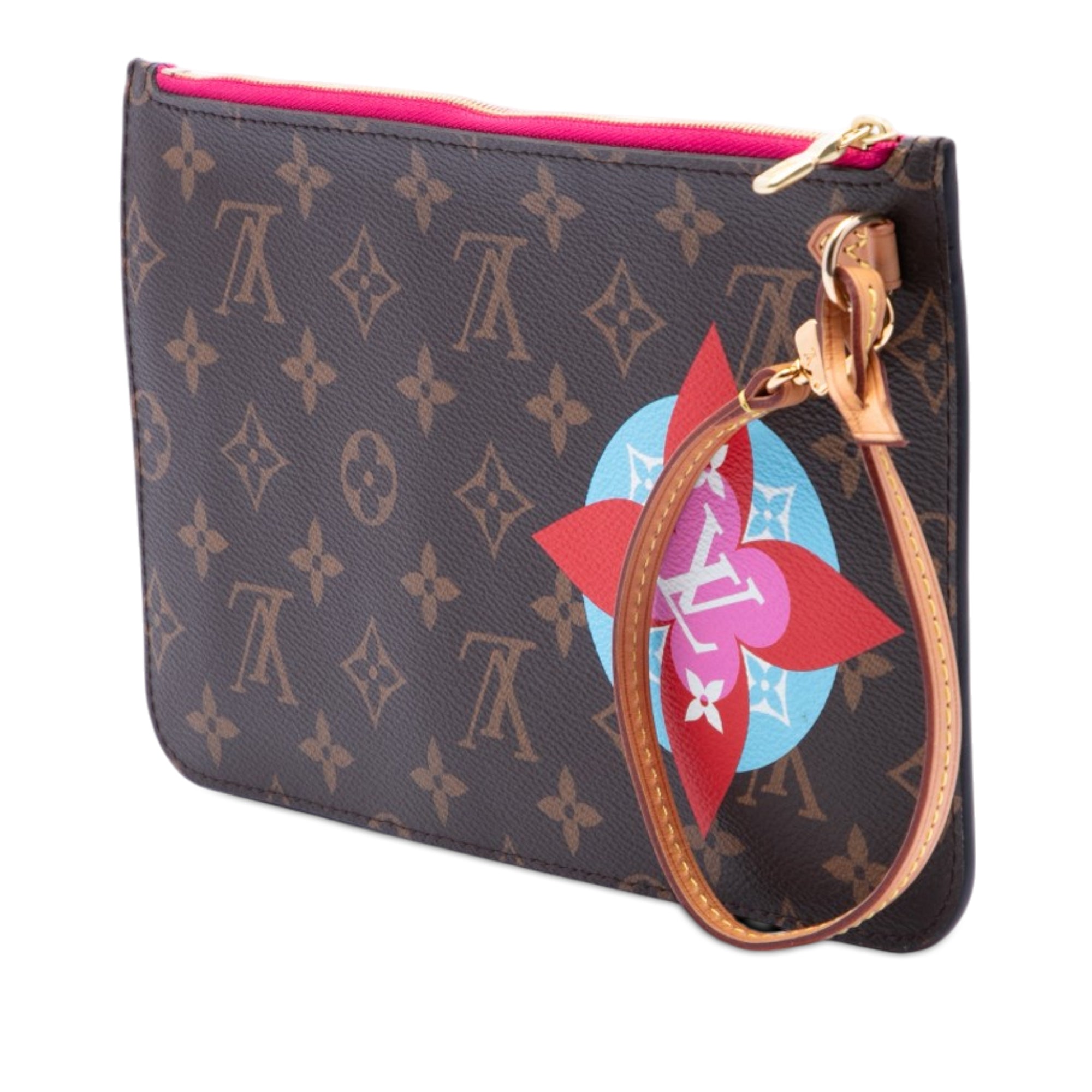 Monogram Patches Neverfull MM Pouch - Image 2