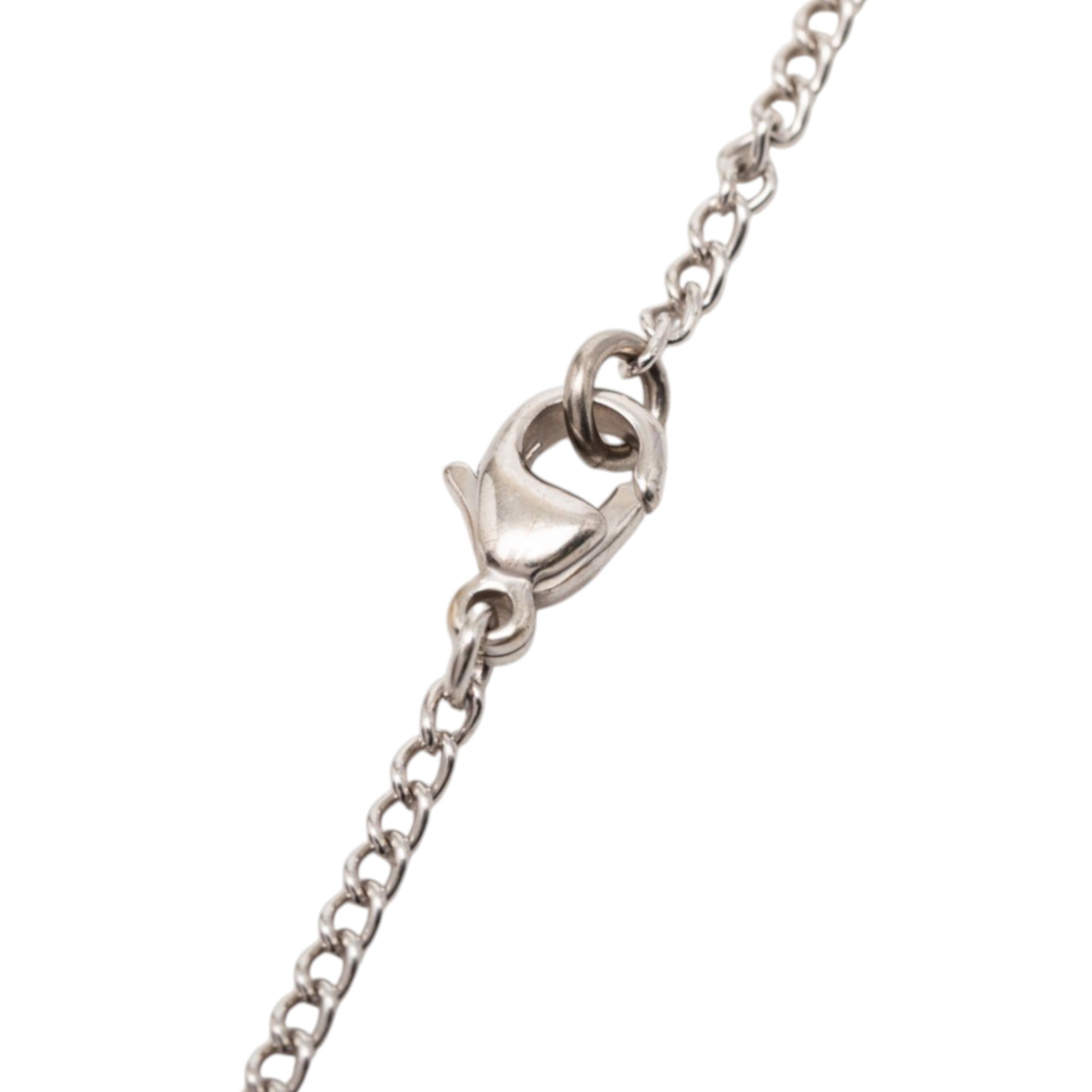 Silver Plated CC Christmas Tree Pendant Necklace - Image 4