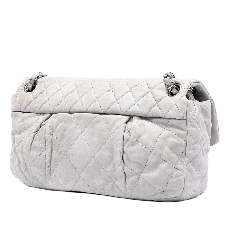 Large Quilted Iridescent Calfskin Coco Pleats Flap - Image 2