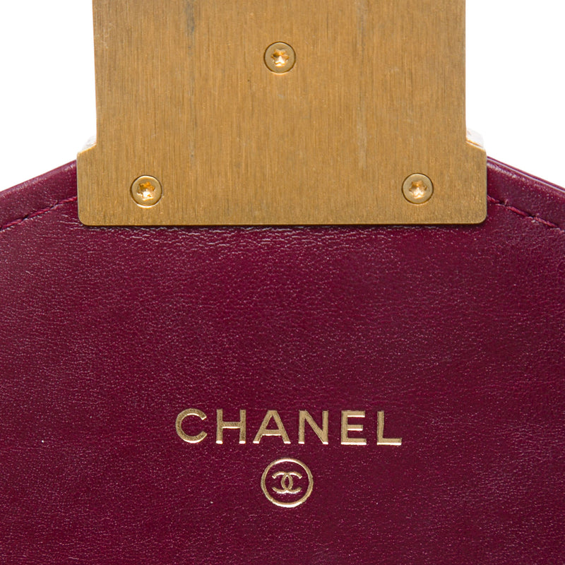 Chevron Calfskin Medal Wallet On Chain - Image 5