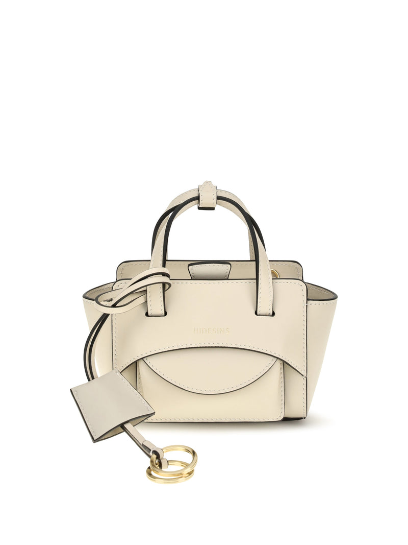 Hidesins Flap Mini Bag — Beige Calf Leather