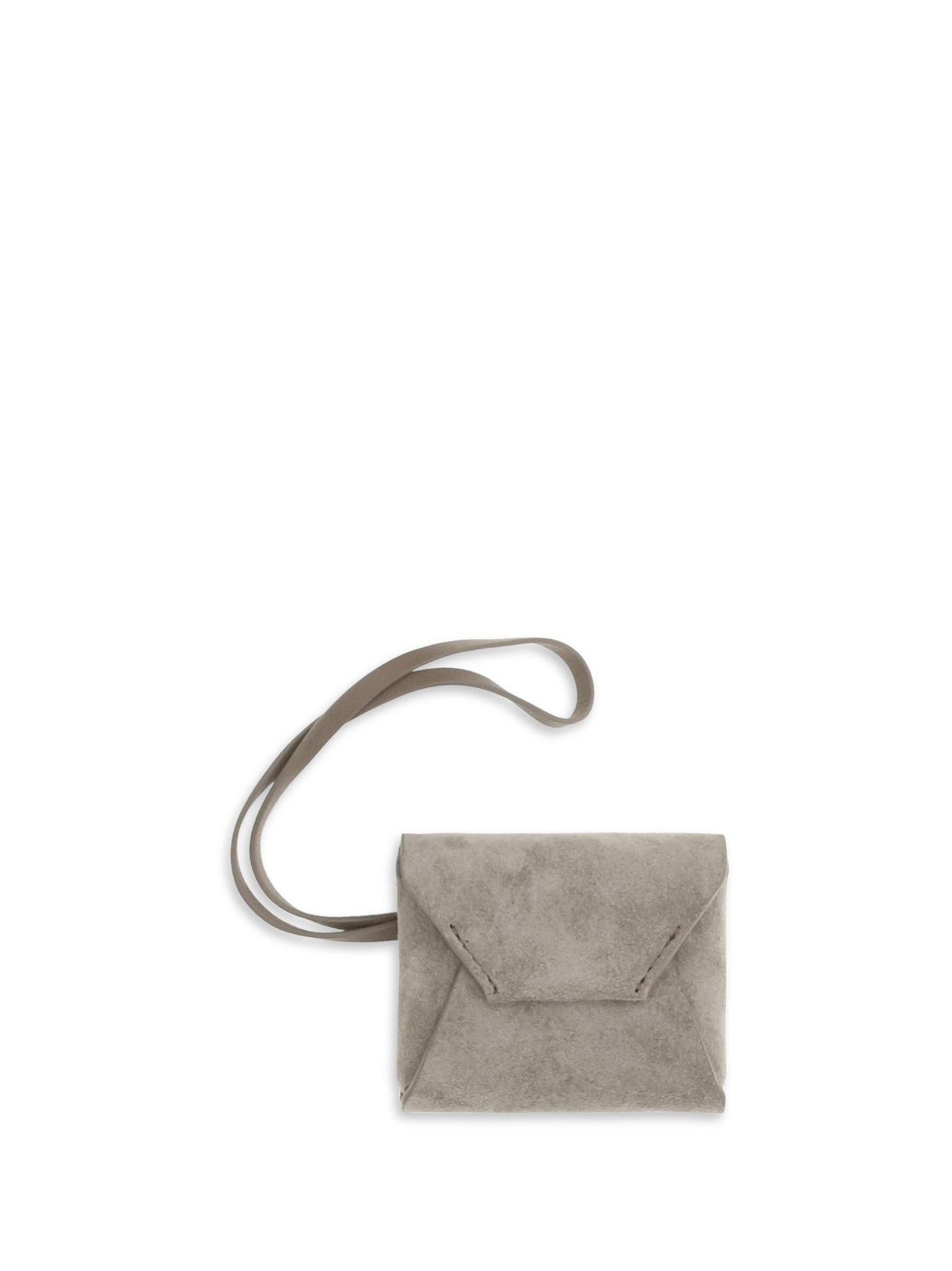 Brunello Cucinelli Suede Calf Leather Bag Charm Ice Bos Taurus