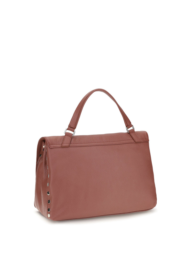 Zanellato Top Handle Bag — Red Calf Leather Bos Taurus