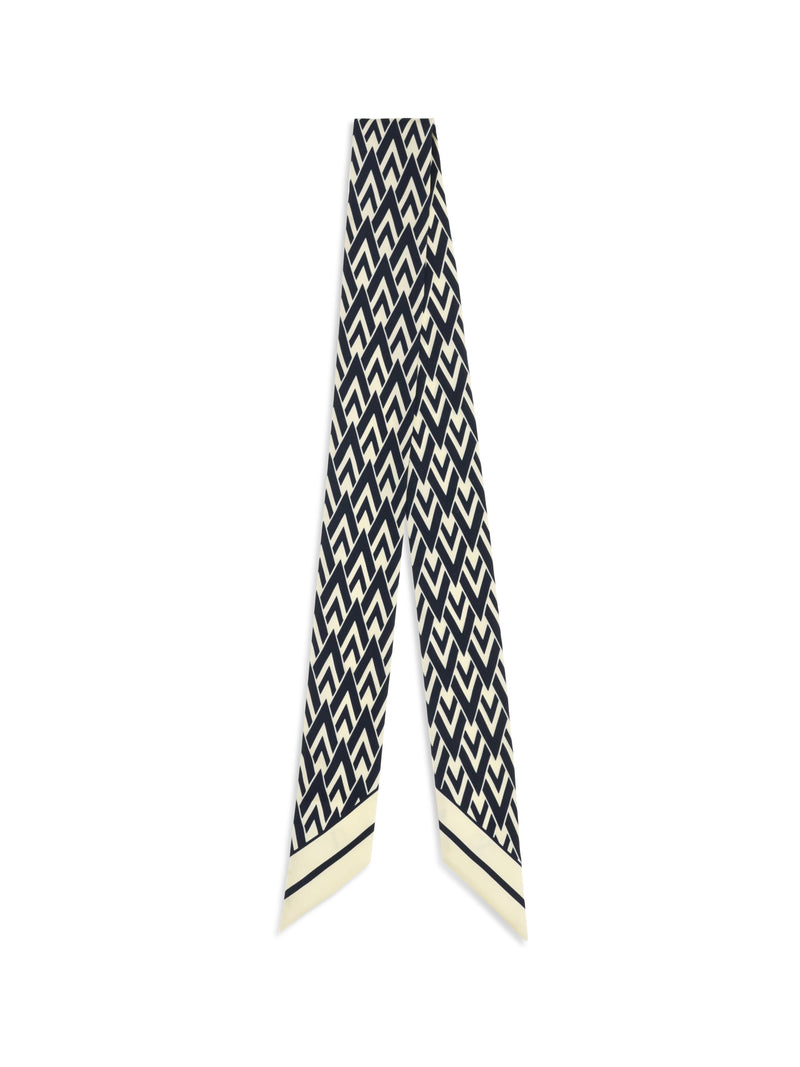 Valentino Garavani Scarf — Navy Silk Scarfs