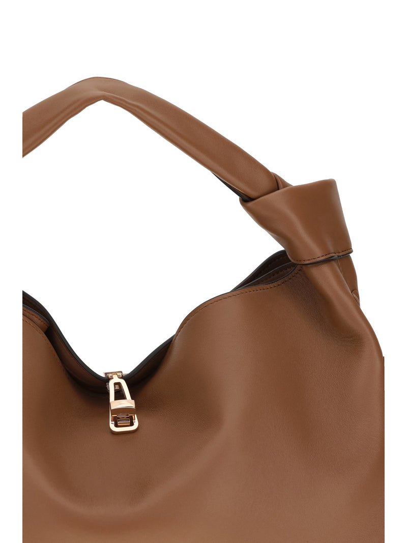 Gabriela Hearst Antonia Shoulder Bag — Brown Leather