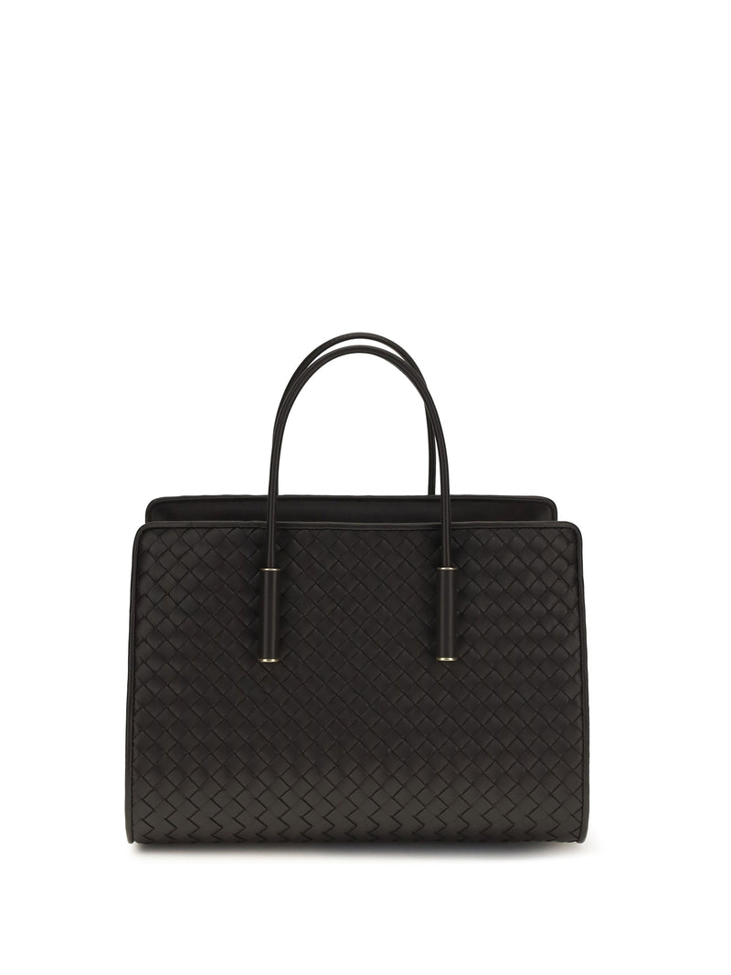 Bottega Veneta Barbara Shoulder Bag — Brown Lamb Leather