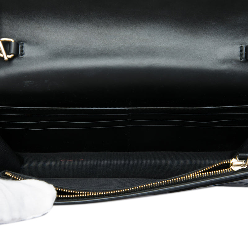 Mini Guccissima Bow Signature Wallet On Chain - Image 4