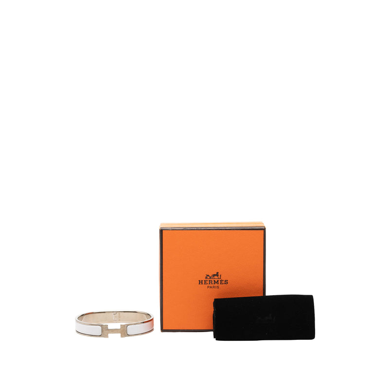 Narrow Enamel Clic H Bracelet GM - Image 5