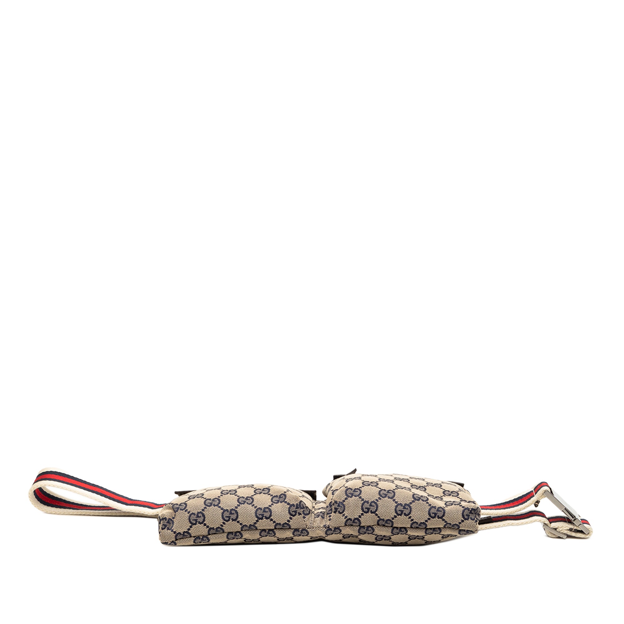 GG Canvas Web Double Pocket Belt Bag - Image 3