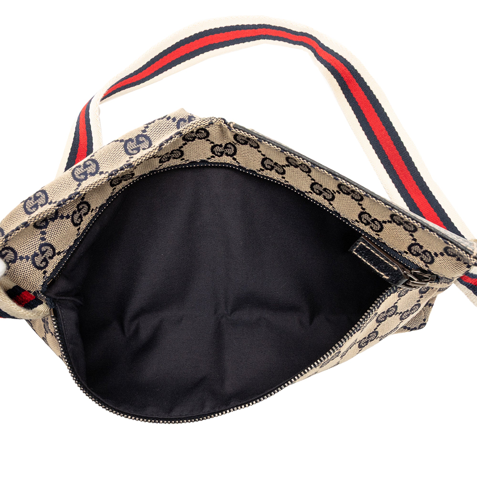 GG Canvas Web Double Pocket Belt Bag - Image 4