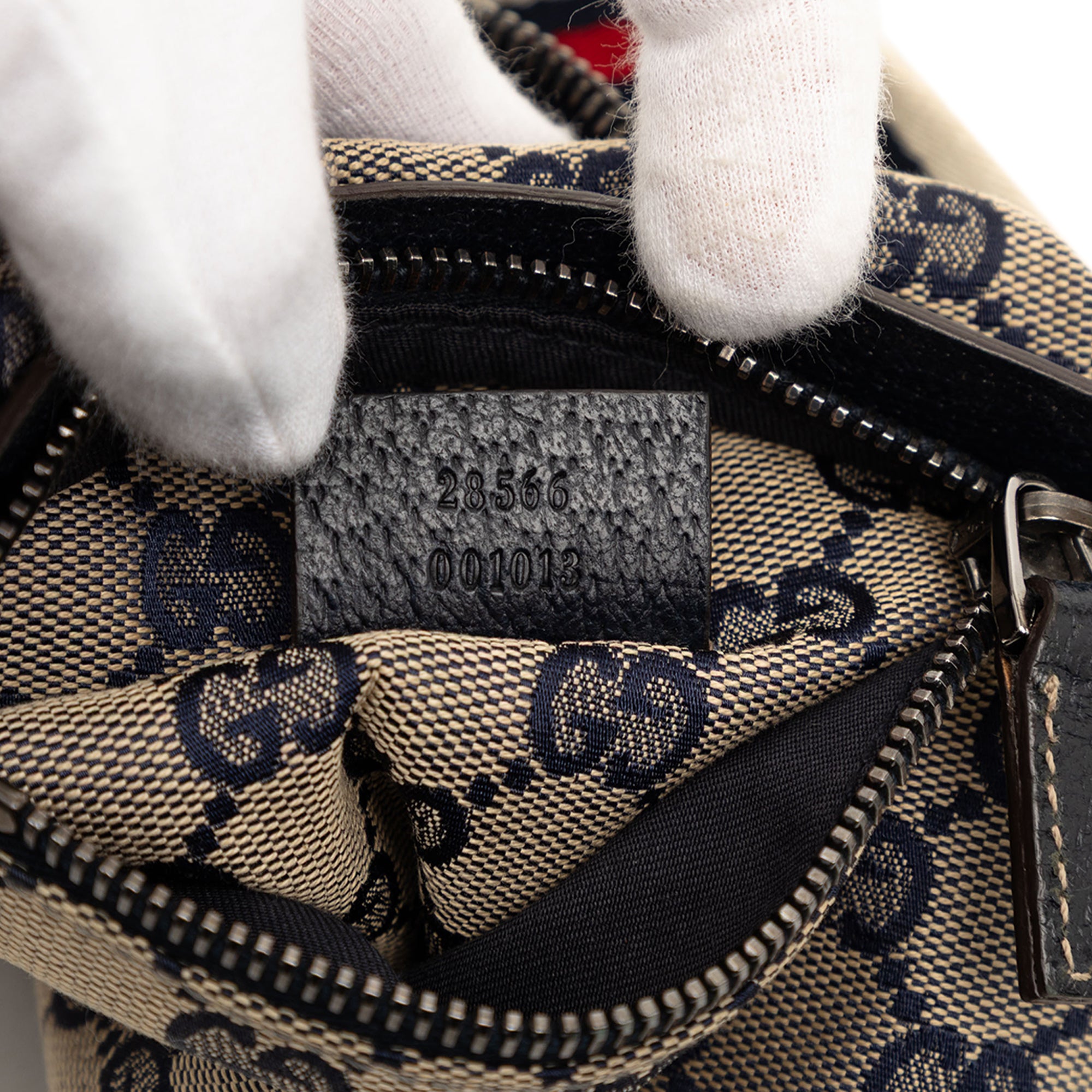 GG Canvas Web Double Pocket Belt Bag - Image 6