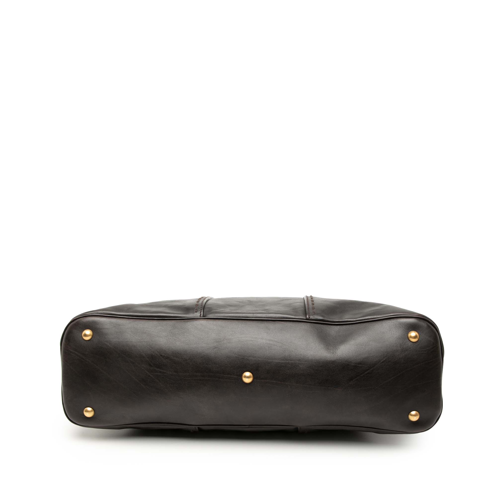 Medium Leather Muse Shoulder Bag - Image 3