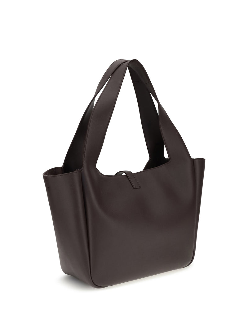 Saint Laurent Shoulder Bag — Purple Calf Leather Bos Taurus