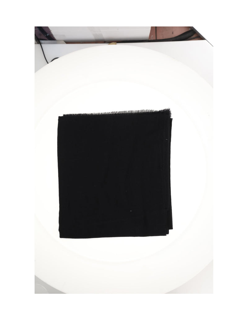 Destin Scarf — Black Fabric Scarfs