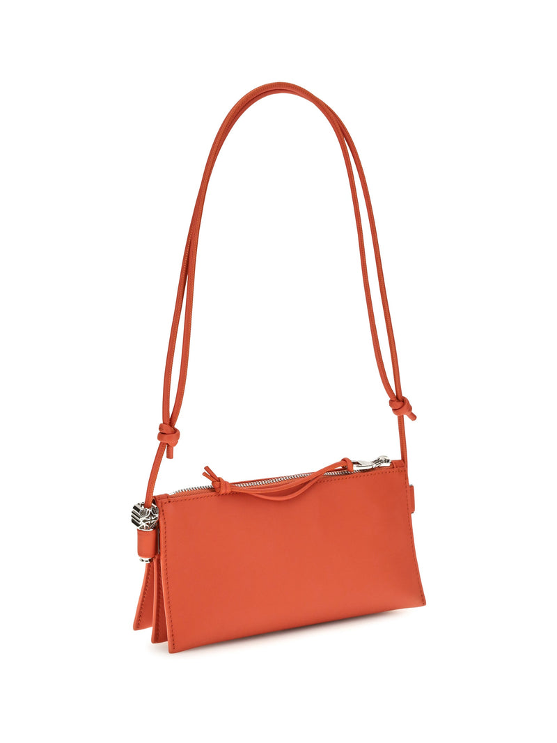 Loewe Joya Crossbody Bag — Orange Calf Leather