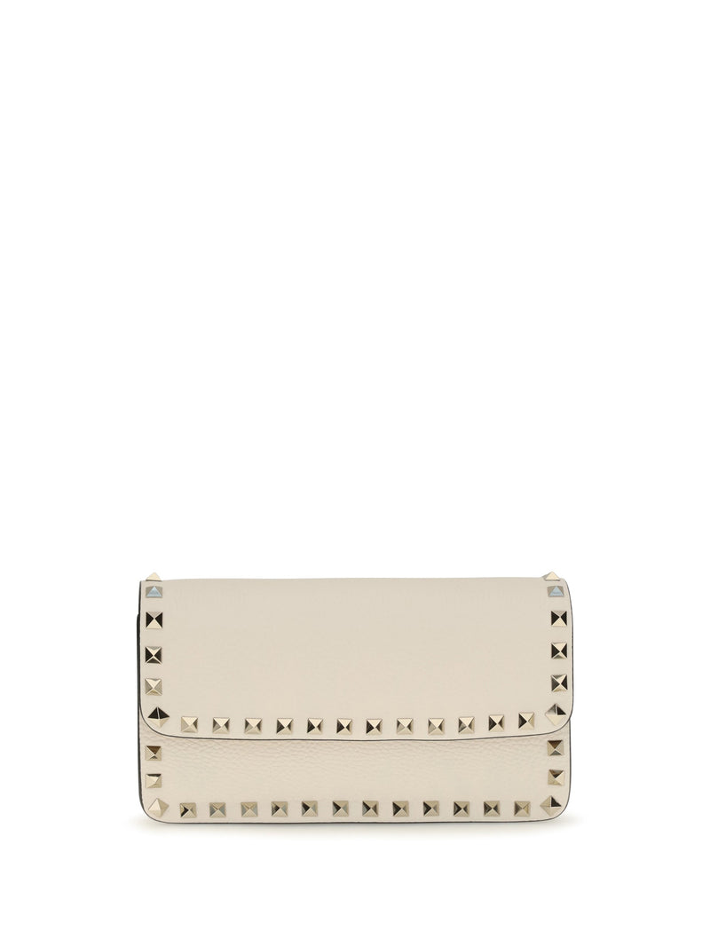 Valentino Garavani Wallet — Beige Calf Leather