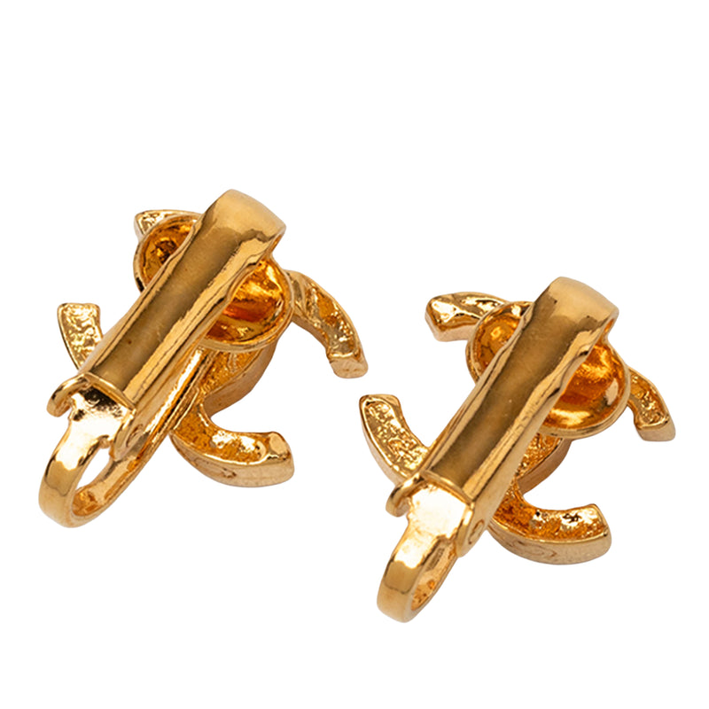 CC Gold Plated Clip On Earrings - Image 2