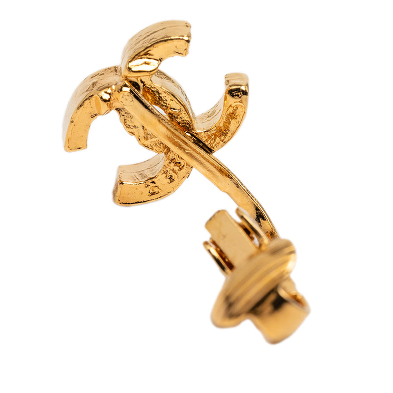 CC Gold Plated Clip On Earrings - Image 3