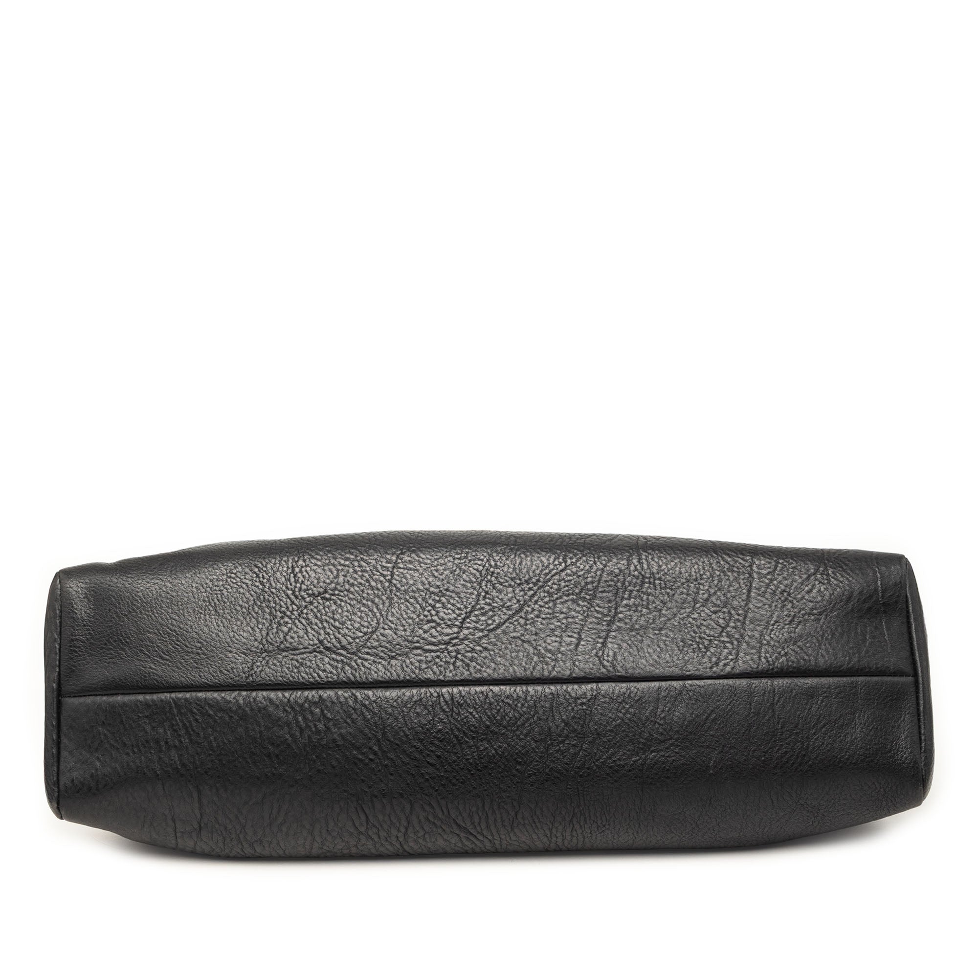Calfskin Wood Frame Handbag - Image 3