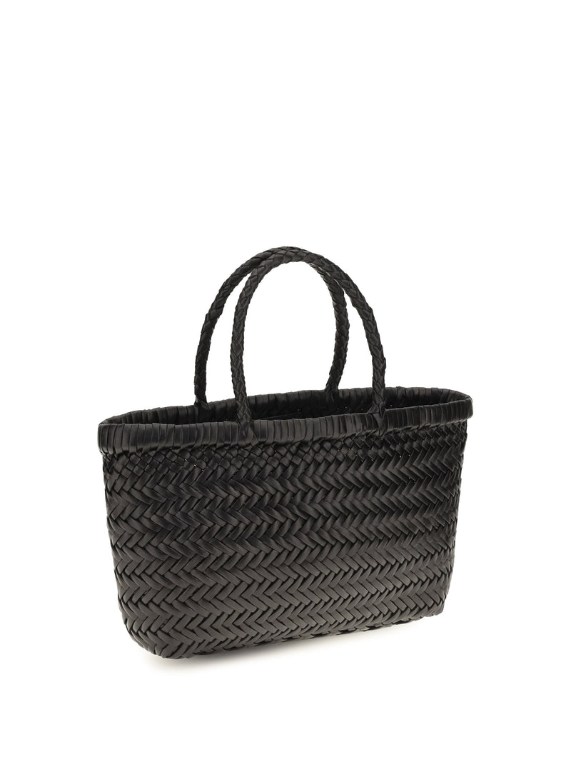 Dragon Diffusion Gora Tote Bag — Black Calf Leather Bos Taurus