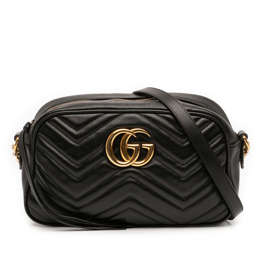 Small GG Marmont Matelasse Calfskin Crossbody - Image 1