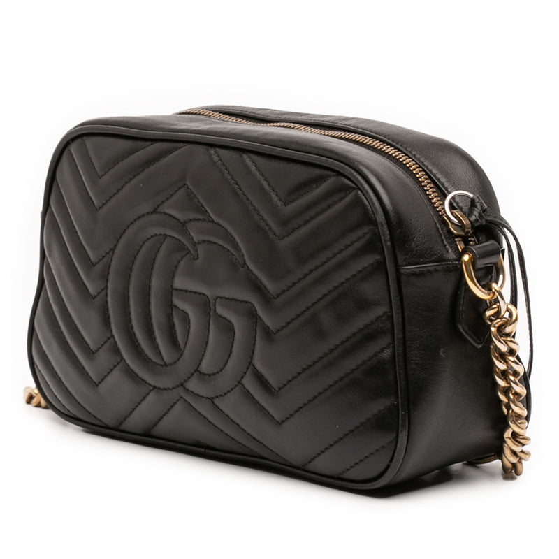 Small GG Marmont Matelasse Calfskin Crossbody - Image 2