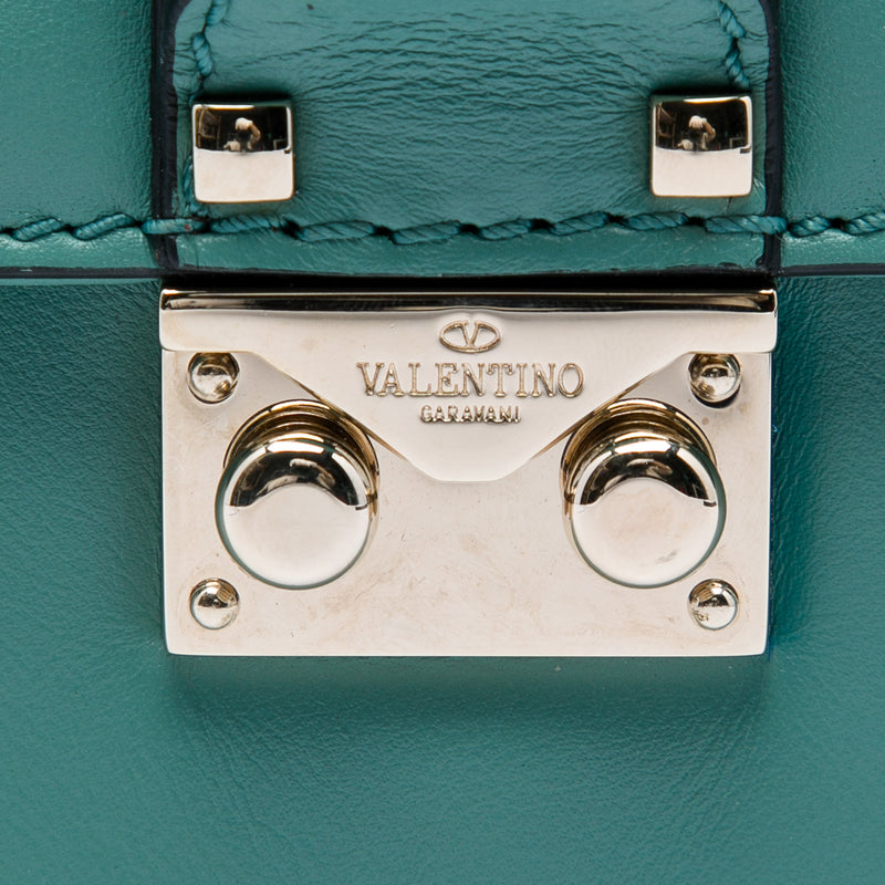 Medium Leather Rockstud Glam Lock Crossbody - Image 5