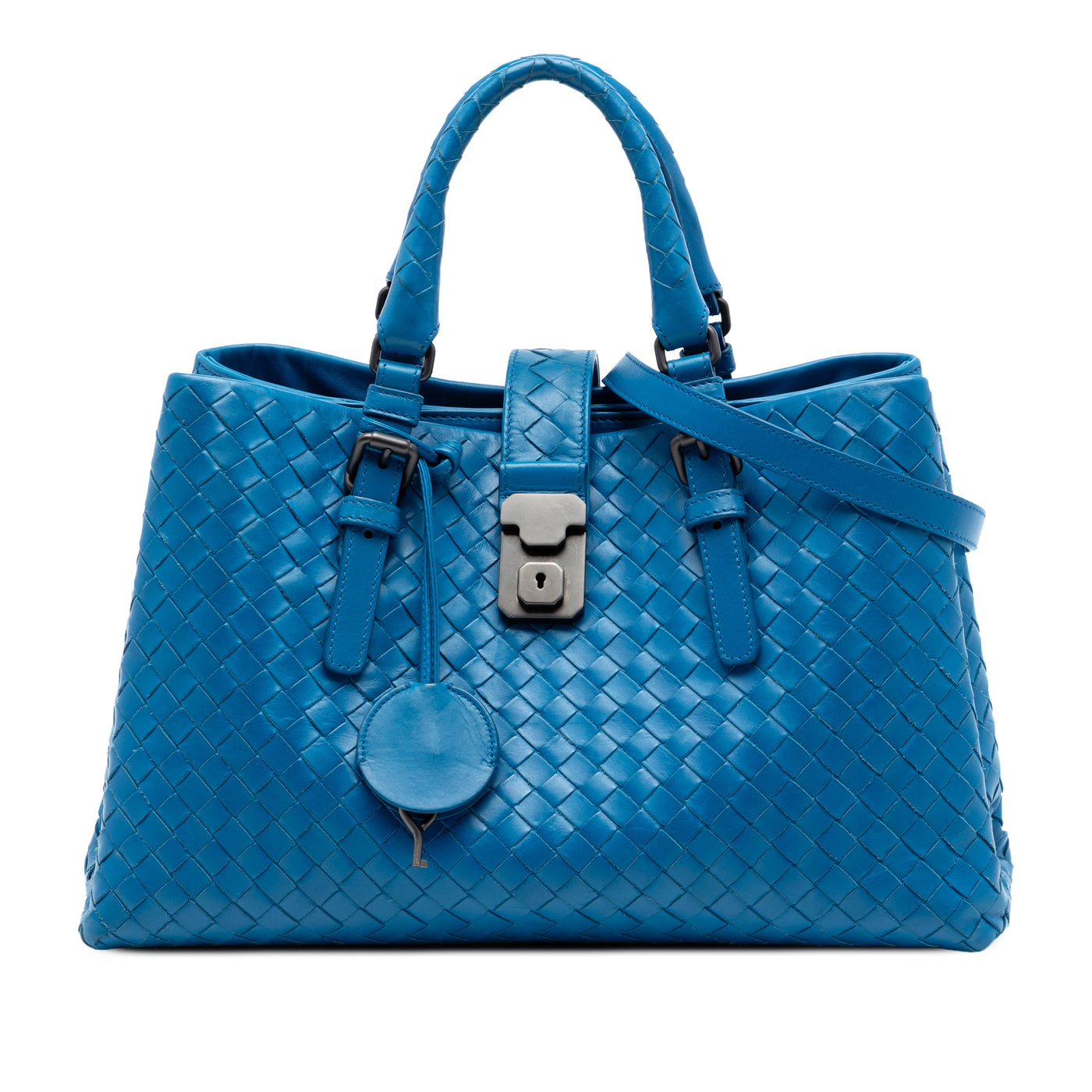 Small Nappa Intrecciato Roma Satchel - Image 1