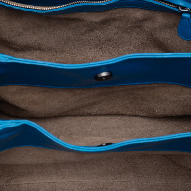 Small Nappa Intrecciato Roma Satchel - Image 4