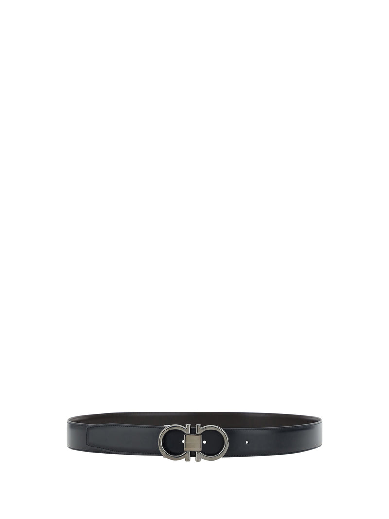 Ferragamo Belt — Black Calf Leather Bos Taurus